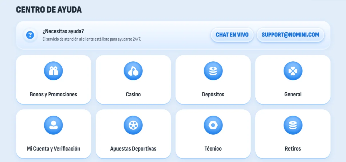 Atención al Cliente en Nomini Atención al Cliente en Nomini